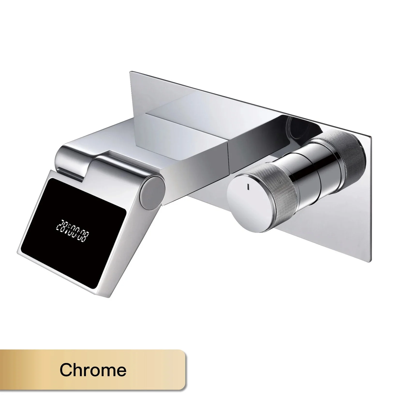 Intelligent Luxury Hidden Handle LED Digital Bathroom Faucet - Image 9