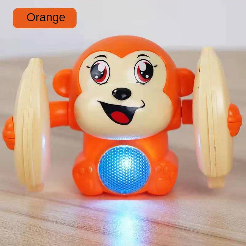 Interactive Monkey Rolling Light-Up Musical Toy - Image 7