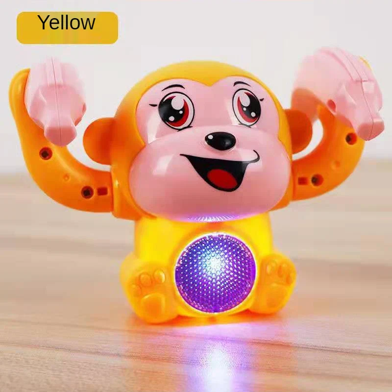 Interactive Monkey Rolling Light-Up Musical Toy - Image 8