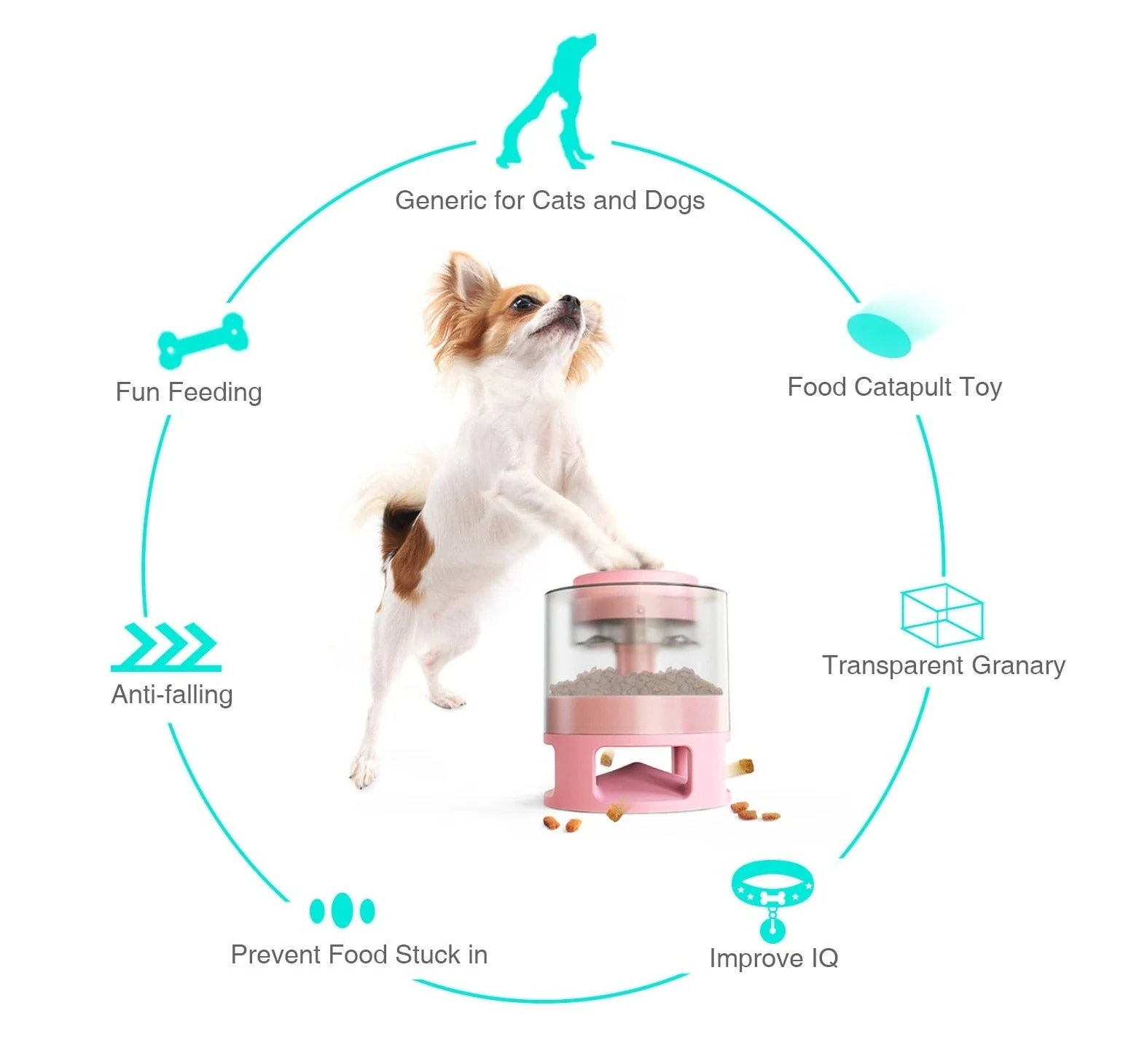 Interactive Pet Press Feeder Toy - Image 3
