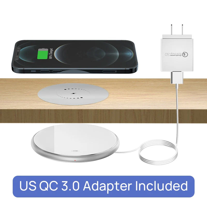 Invisible Under the Desk Wireless Charger - Image 12