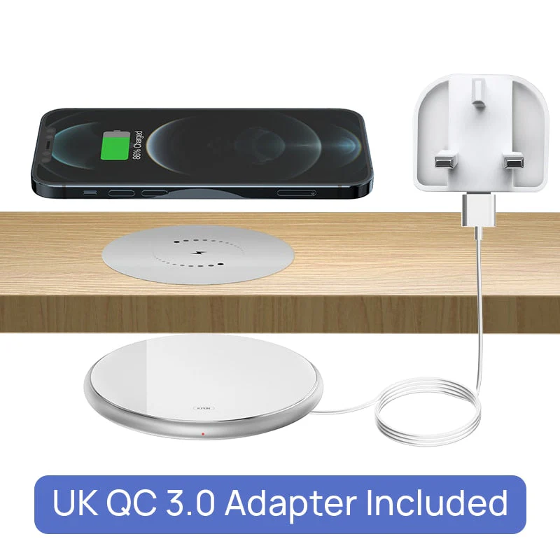 Invisible Under the Desk Wireless Charger - Image 8