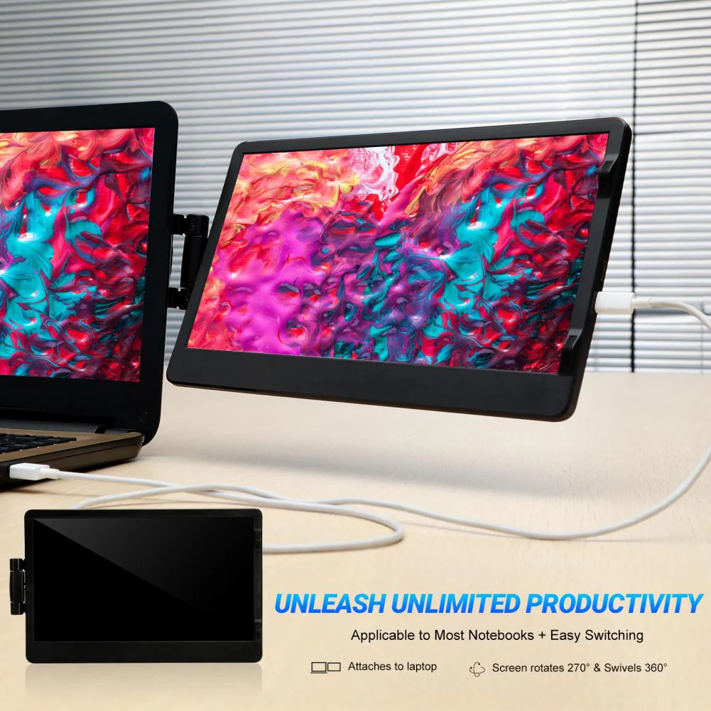 IPS Panel HDMI Compatible Laptop Monitor - Image 7