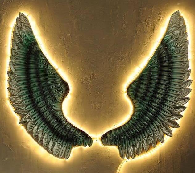 Iron Angel Wings Wall Decor - Image 10