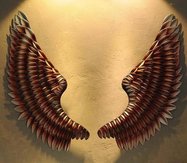 Iron Angel Wings Wall Decor - Image 11
