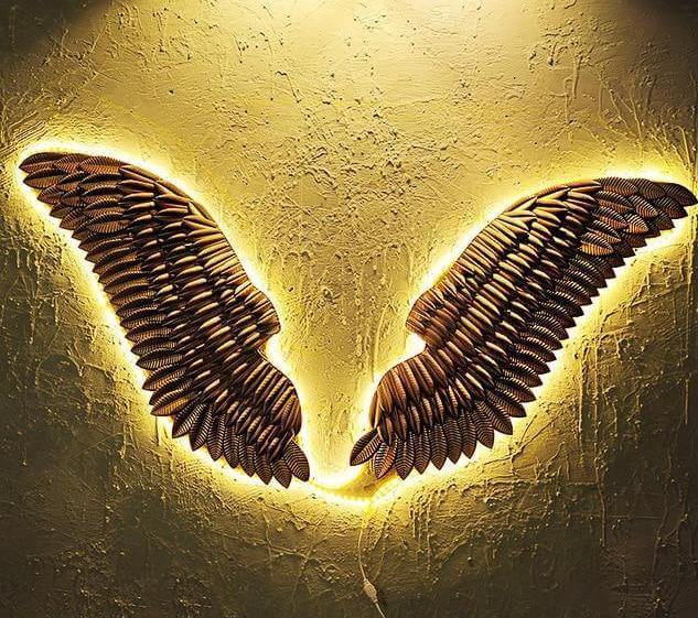 Iron Angel Wings Wall Decor - Image 14