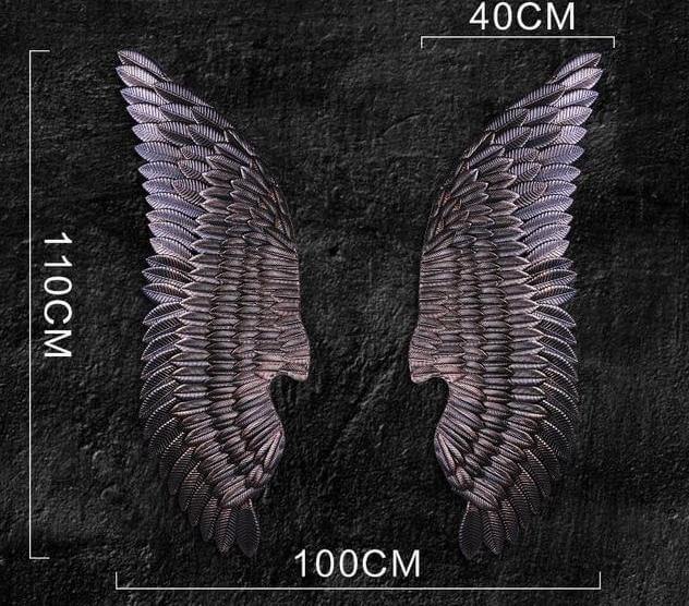 Iron Angel Wings Wall Decor - Image 15