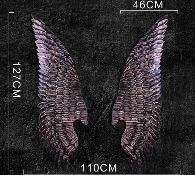 Iron Angel Wings Wall Decor - Image 16