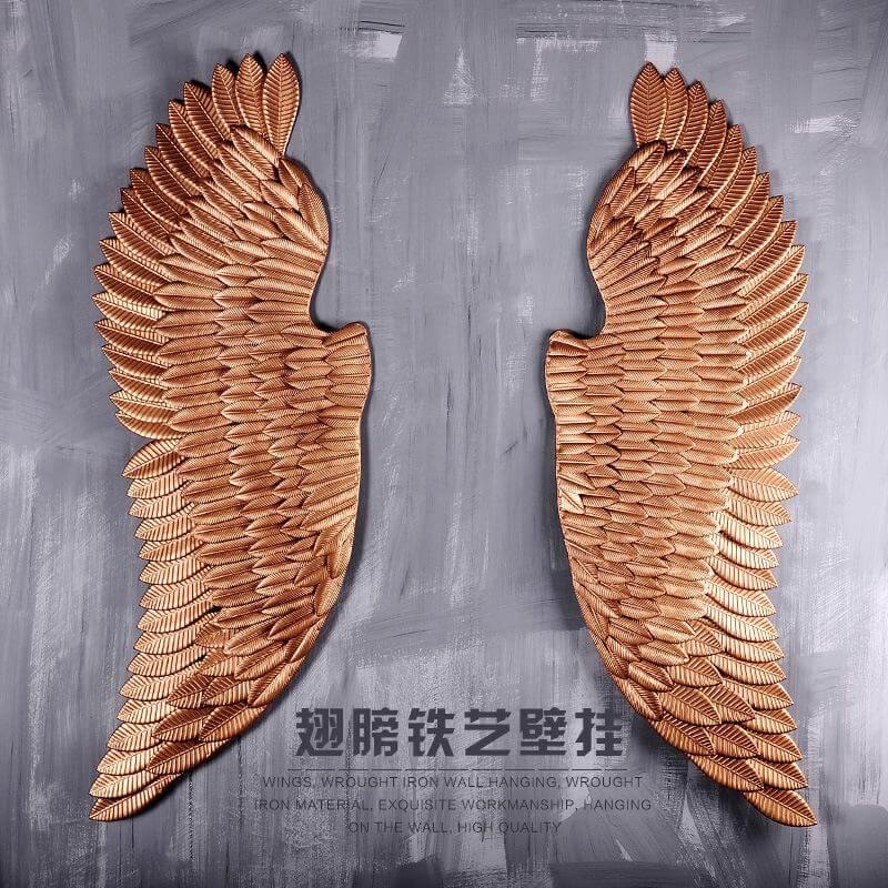 Iron Angel Wings Wall Decor - Image 8