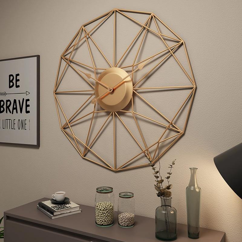 Iron Art Silent Wall-Mounted Clock - Image 7