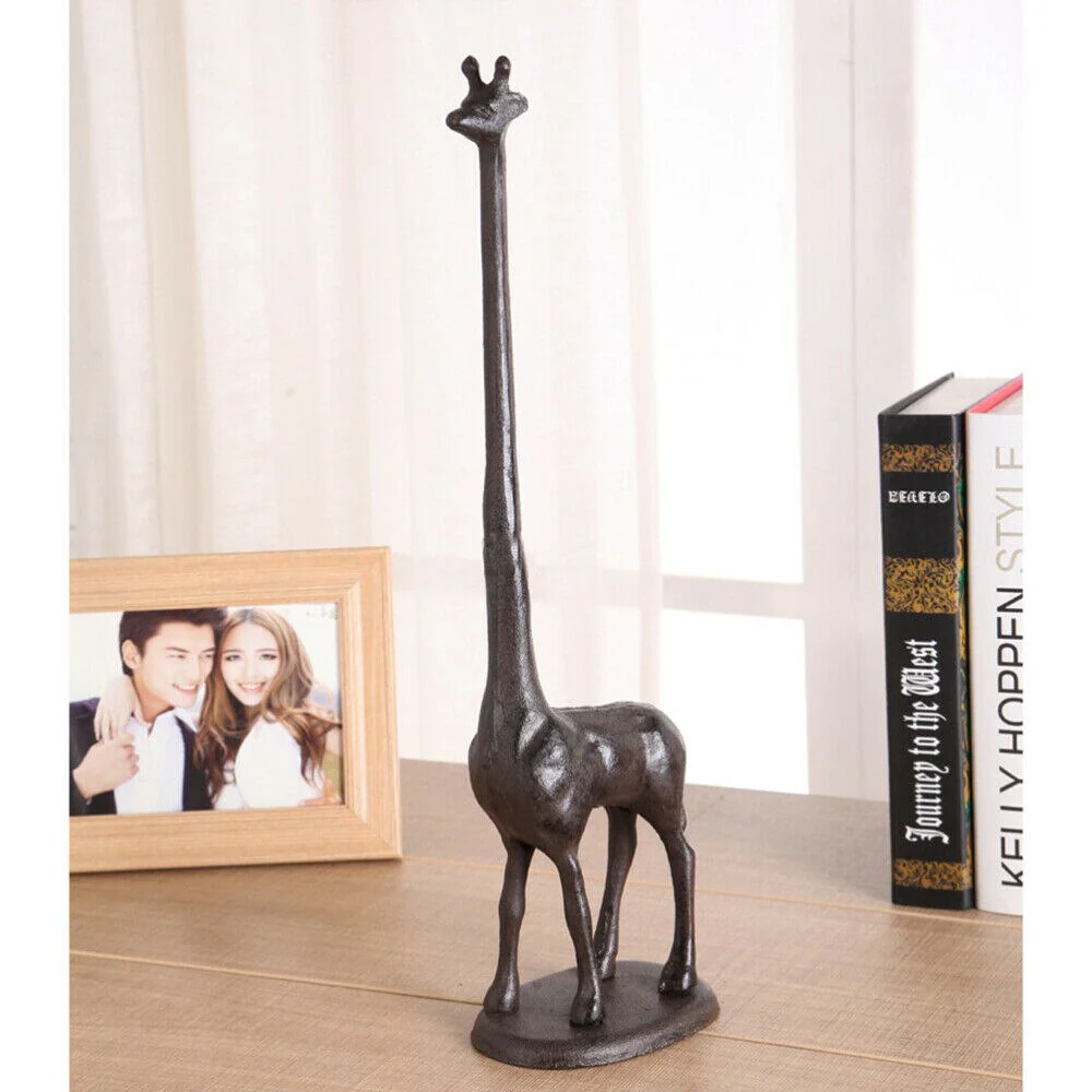 Iron Giraffe Toilet Paper Holder - Image 2