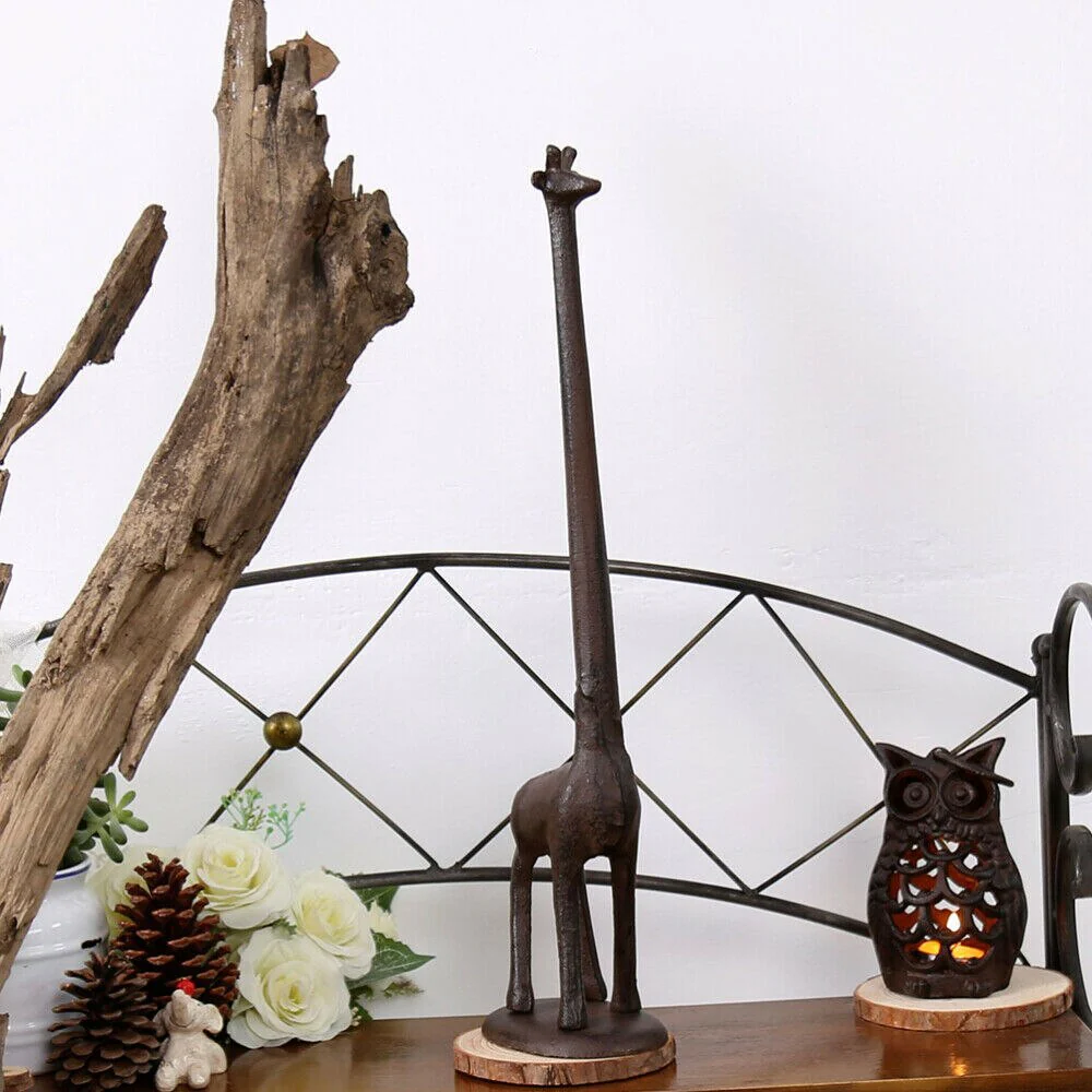 Iron Giraffe Toilet Paper Holder - Image 3