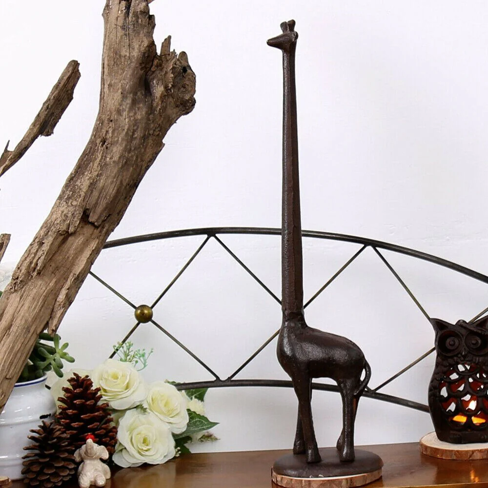 Iron Giraffe Toilet Paper Holder - Image 8