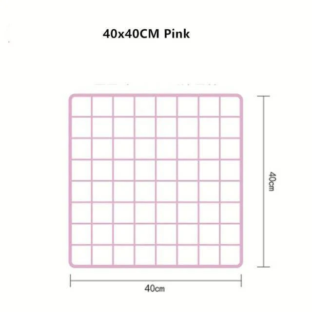 Iron Grid Home Wall Decoration Organizer - Image 3