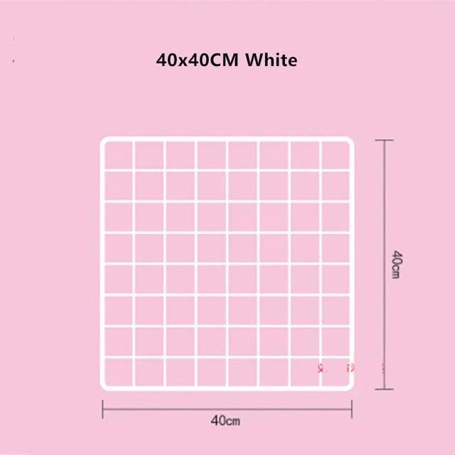Iron Grid Home Wall Decoration Organizer - Image 8