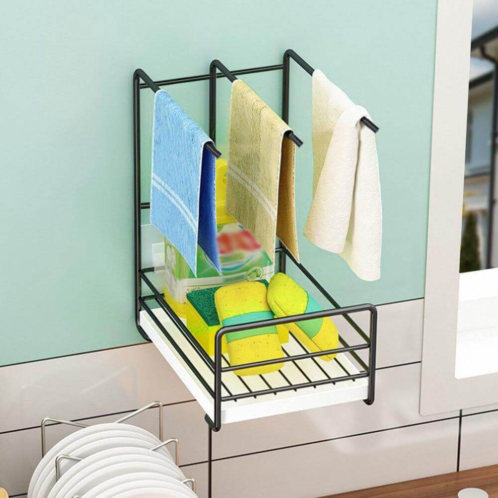Iron Space Saving Kitchen Sink Drying Rack - Image 4
