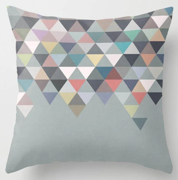Irregular Triangle Pattern Pillow Cases - Image 12
