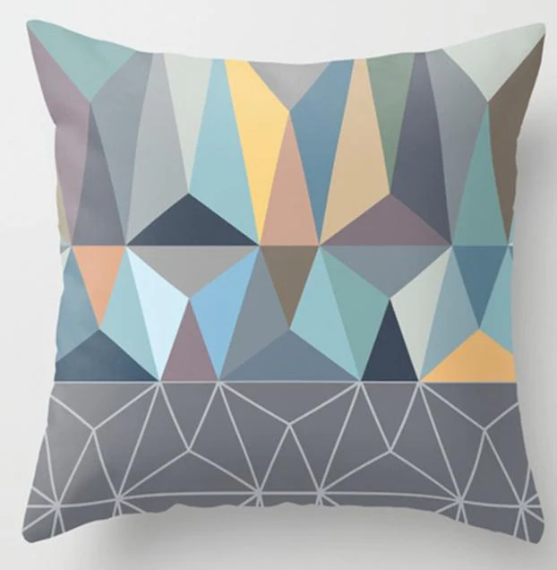 Irregular Triangle Pattern Pillow Cases - Image 25