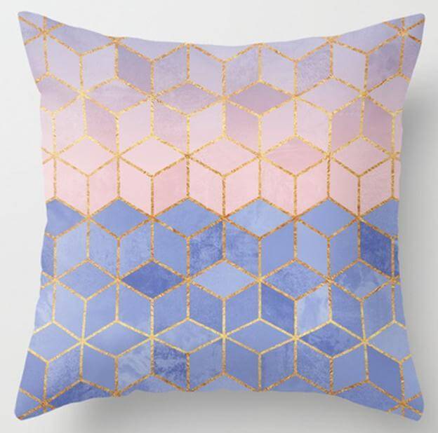 Irregular Triangle Pattern Pillow Cases - Image 5