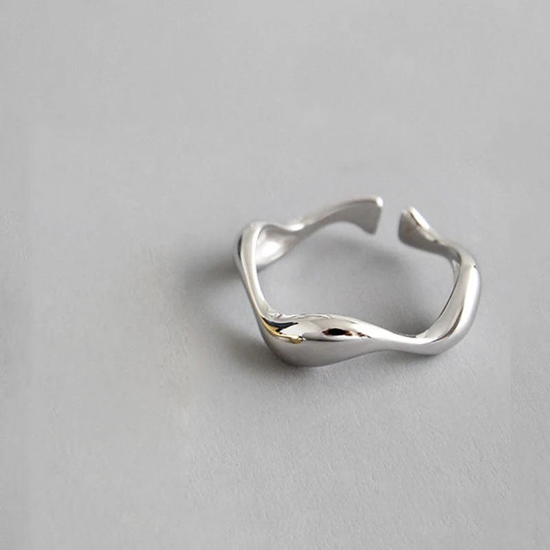 Irregular Wave Adjustable Ring - Image 3