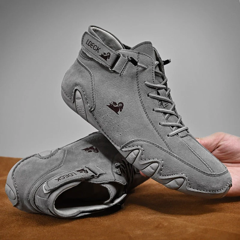 Italian Style Leather Casual Boots - Image 2
