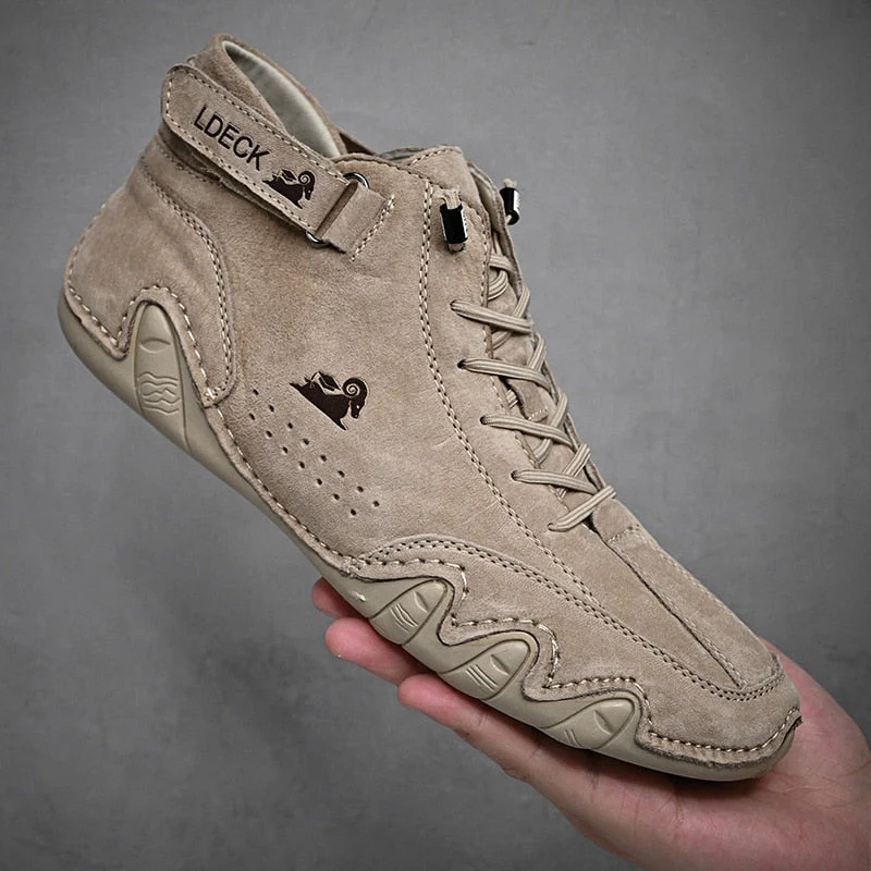 Italian Style Leather Casual Boots - Image 4