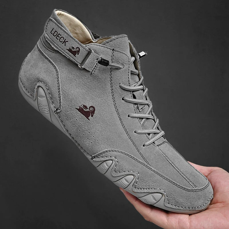 Italian Style Leather Casual Boots - Image 6