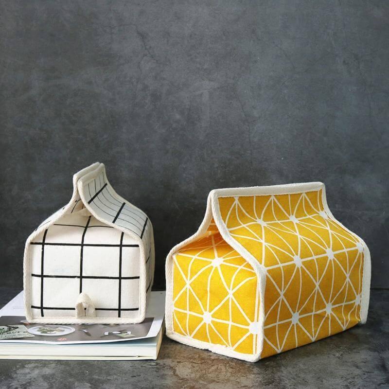Japan Style Cotton Linen Tissue Holder - Image 7