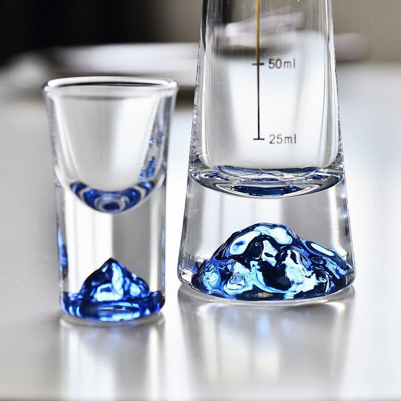 Japan Style Lead-Free Mountain Glass Set - Image 3