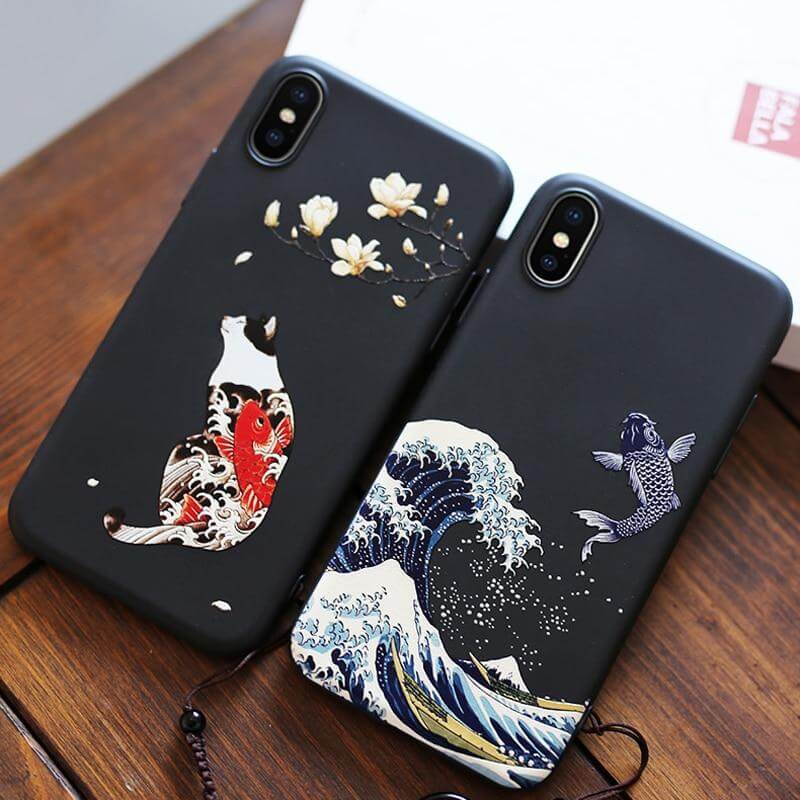 Japanese Art Matte iPhone Cases - Image 7