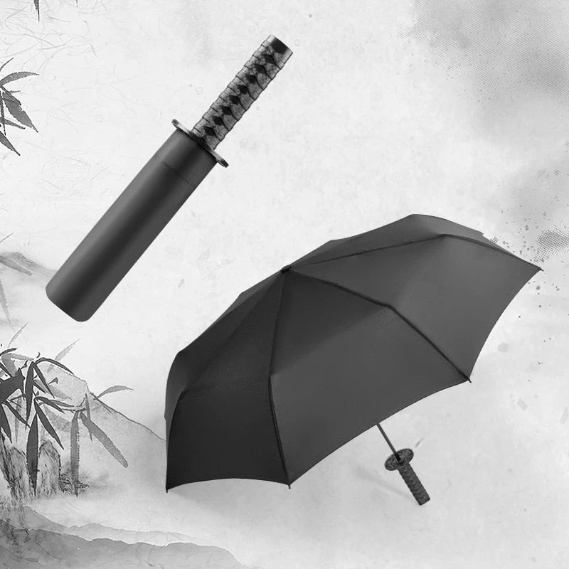 Japanese Katana Samurai Handle Umbrella - Image 3