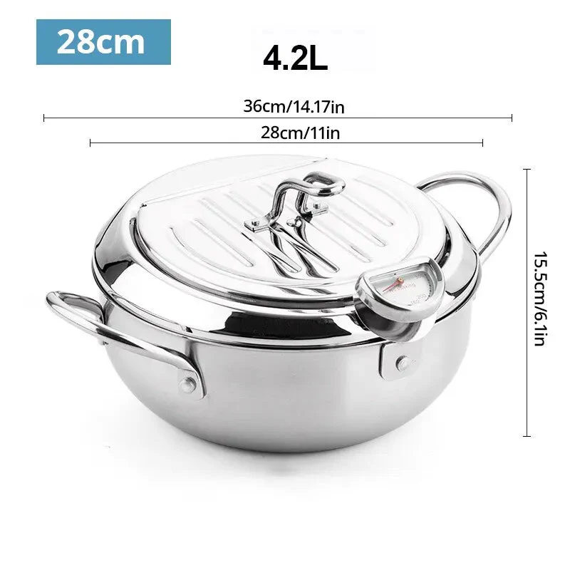 Japanese Style Deep Frying Pot - Image 8
