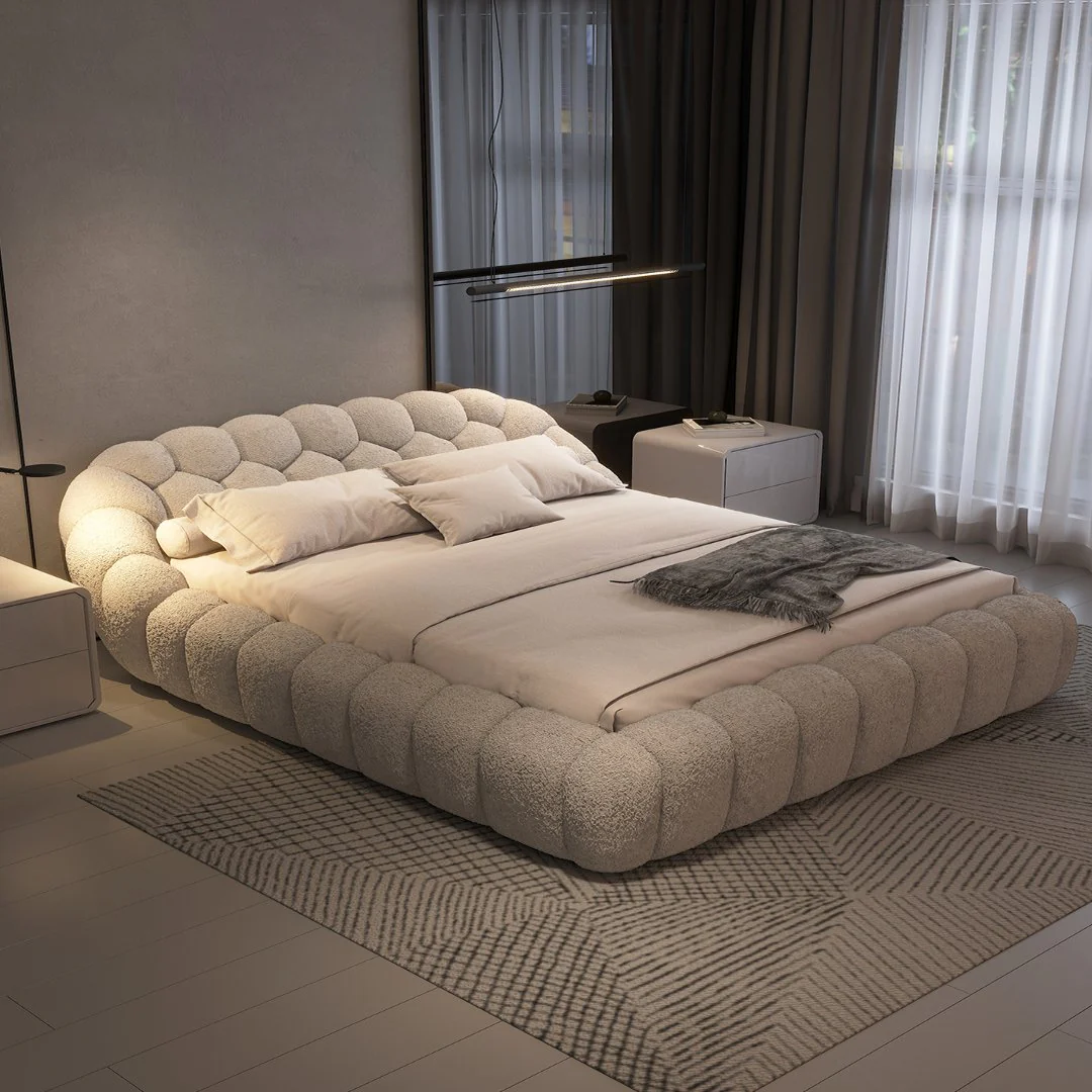 Japanese Style Dreamy Cloud King-Size Bubble Bed - Image 5