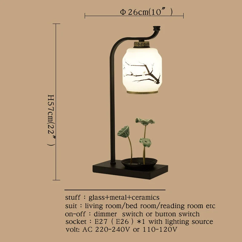 Japanese Style Modern Table Lamp - Image 2