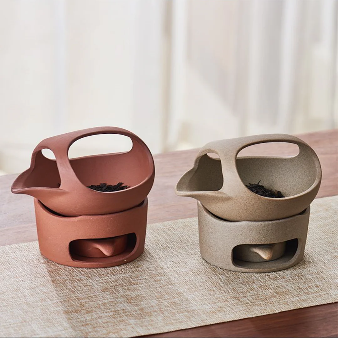 Japanese Style Simple Candle Tea Warmer Pot - Image 10