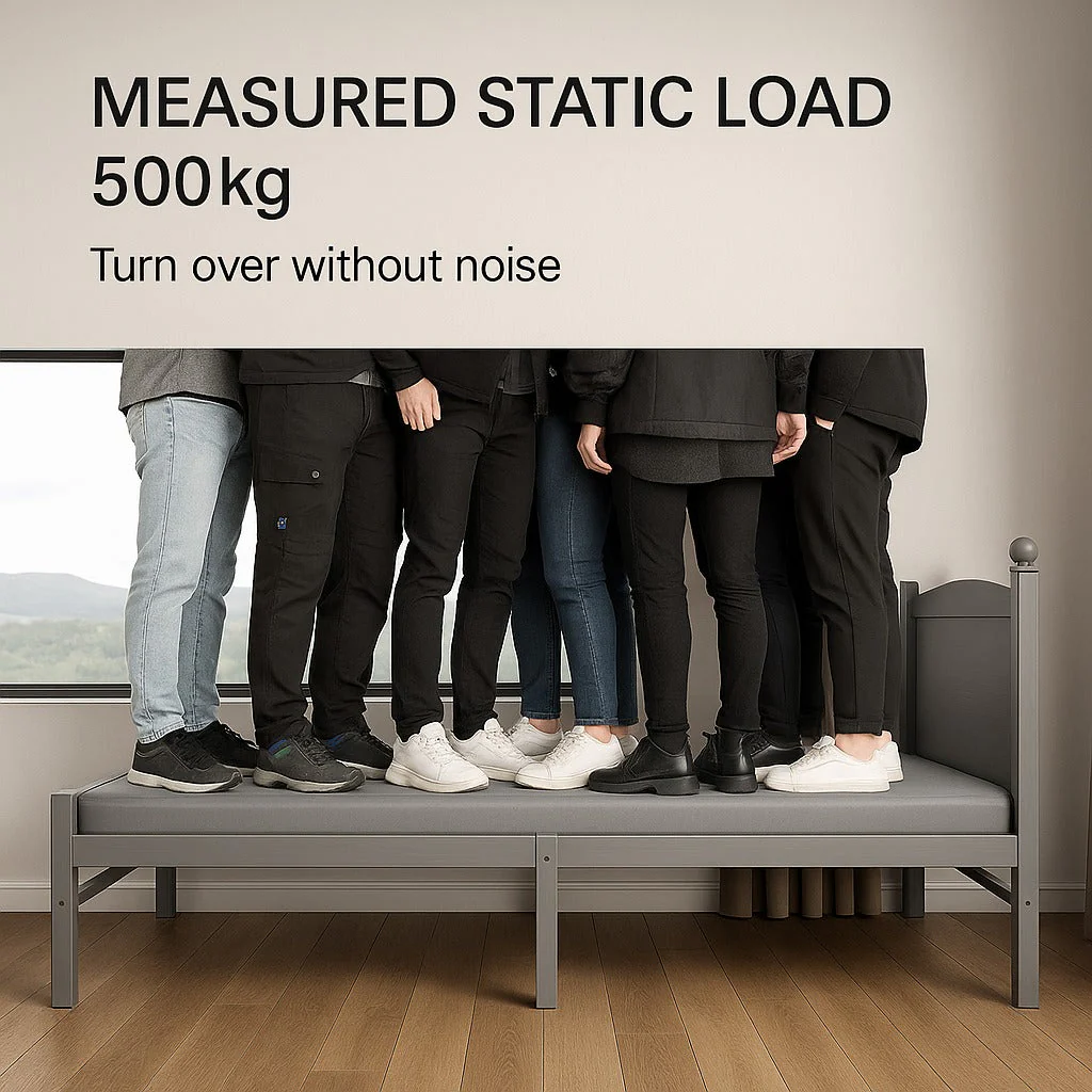 Japanese Style Space Saving Minimalist Foldable Bed - Image 8