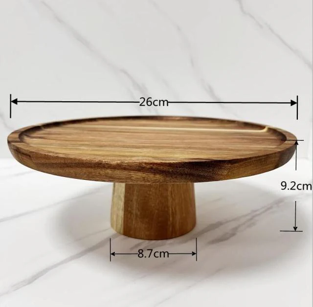 Japanese Style Wooden Snack Plate - Image 5