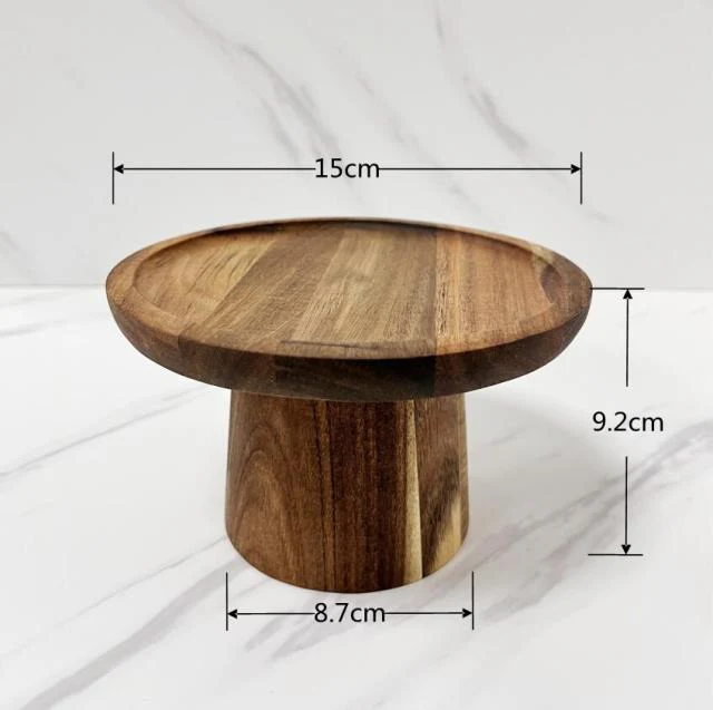 Japanese Style Wooden Snack Plate - Image 7