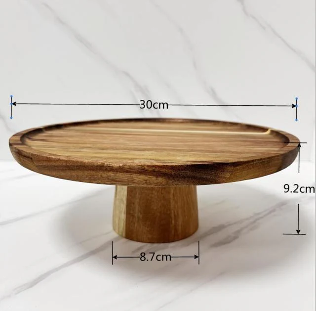 Japanese Style Wooden Snack Plate - Image 8