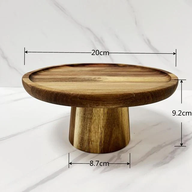 Japanese Style Wooden Snack Plate - Image 9