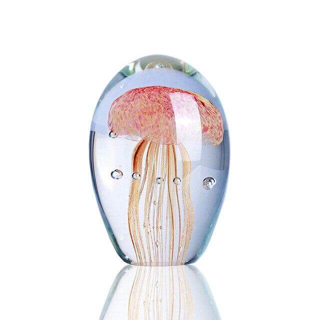 Jellyfish Hand Blown Glass Art Collectible - Image 8