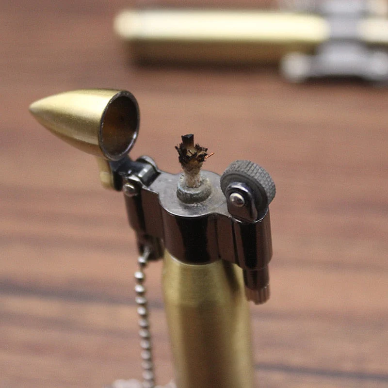Jet Power Retro Metal Keychain Lighter - Image 3