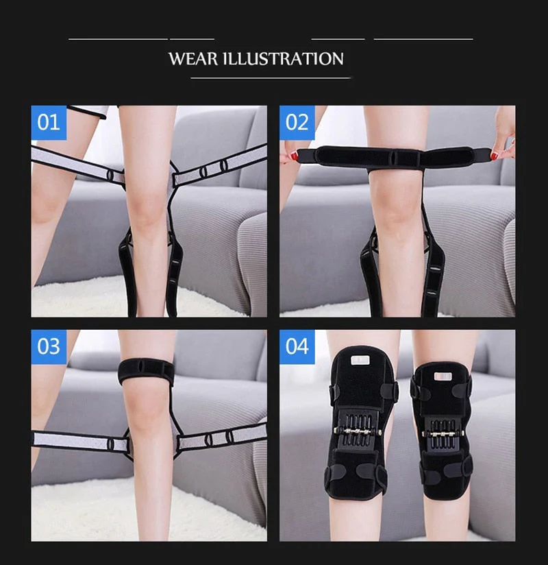 Joint Support Powerful Rebound Sports Knee Pads - Image 5