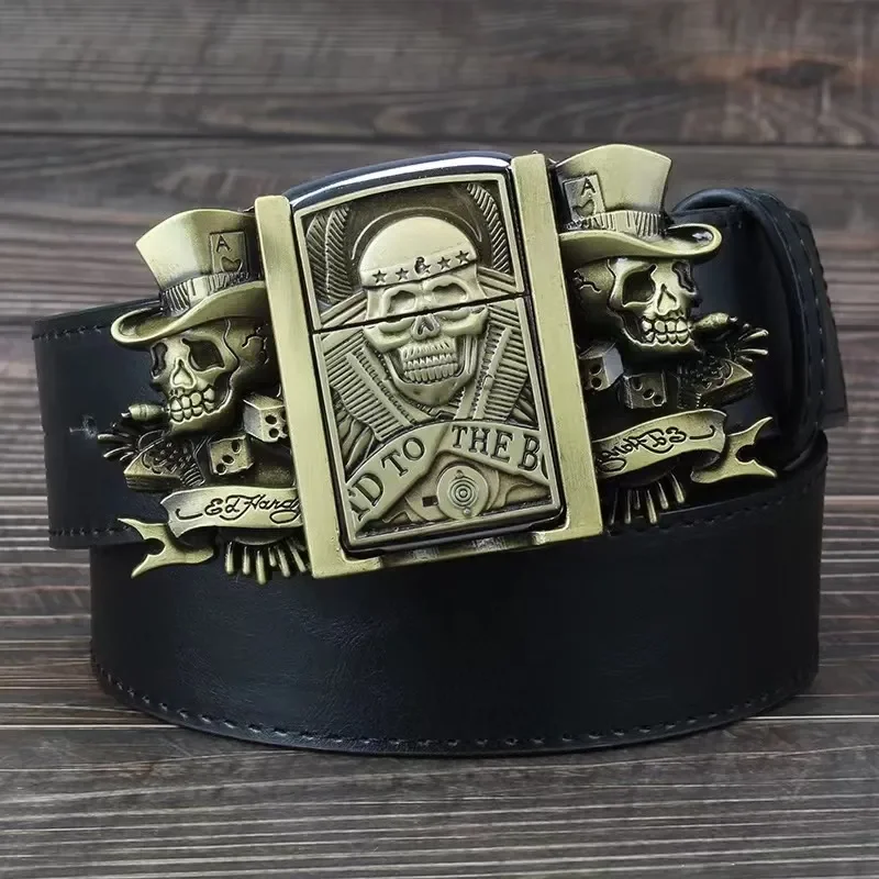 Kerosene Lighter Metal Buckle Belt - Image 10