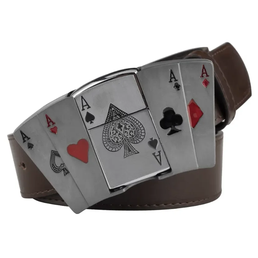 Kerosene Lighter Metal Buckle Belt - Image 11