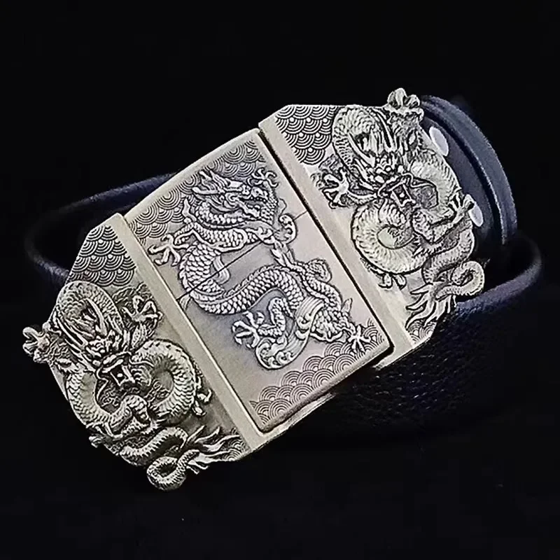 Kerosene Lighter Metal Buckle Belt - Image 6