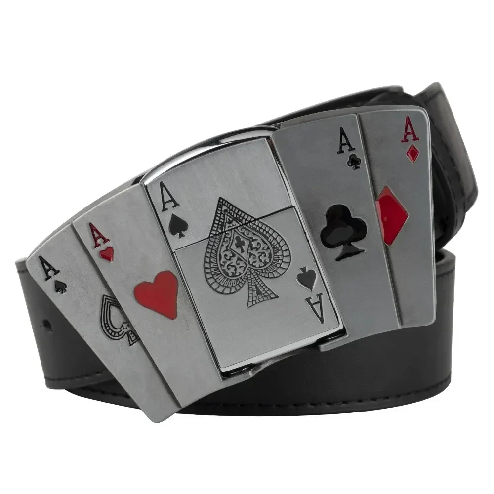 Kerosene Lighter Metal Buckle Belt - Image 8