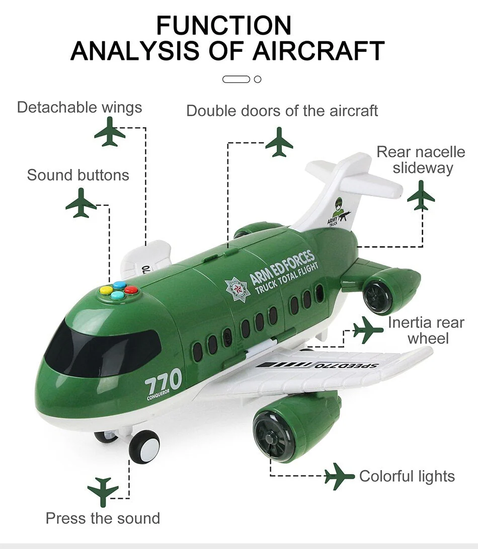 Kids Airplane Flying Wonders Music Toy Set - Image 13