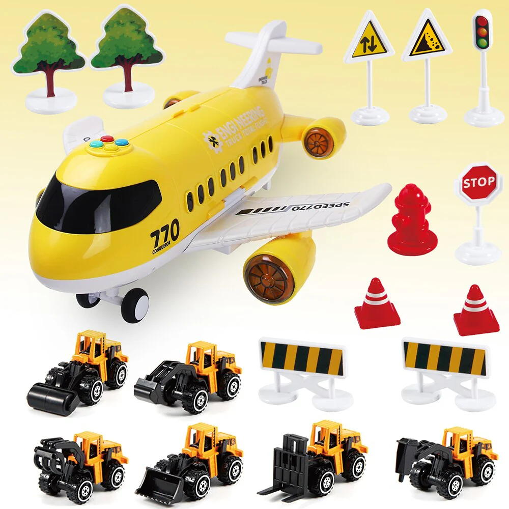 Kids Airplane Flying Wonders Music Toy Set - Image 2