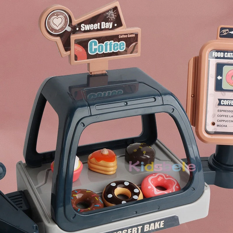 Kids Coffee Shop Toy Set - Image 4
